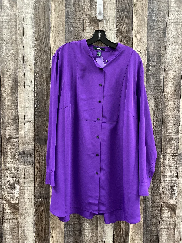 Urban Layering Tunic Long Sleeve By Lauren By Ralph Lauren  Size: 3x