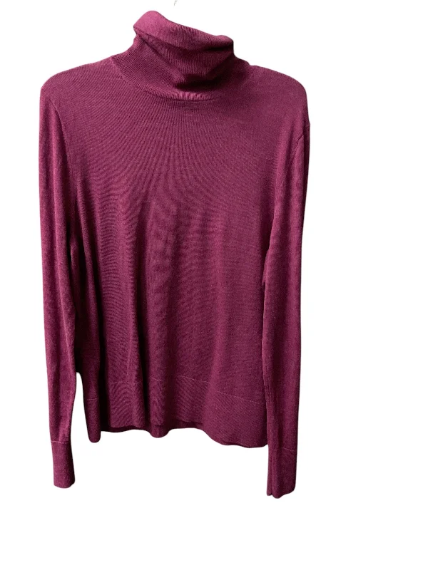 Tailored Street Top Long Sleeve By Gap In Purple, Size: Xl