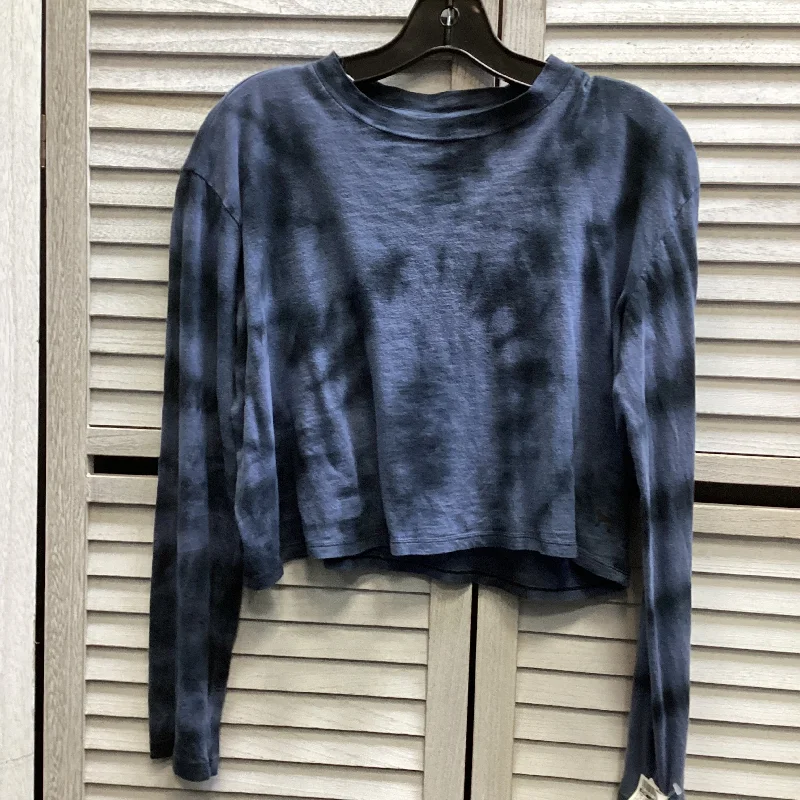 Modern Fitwear Top Long Sleeve By Pink In Tie Dye Print, Size: Xs