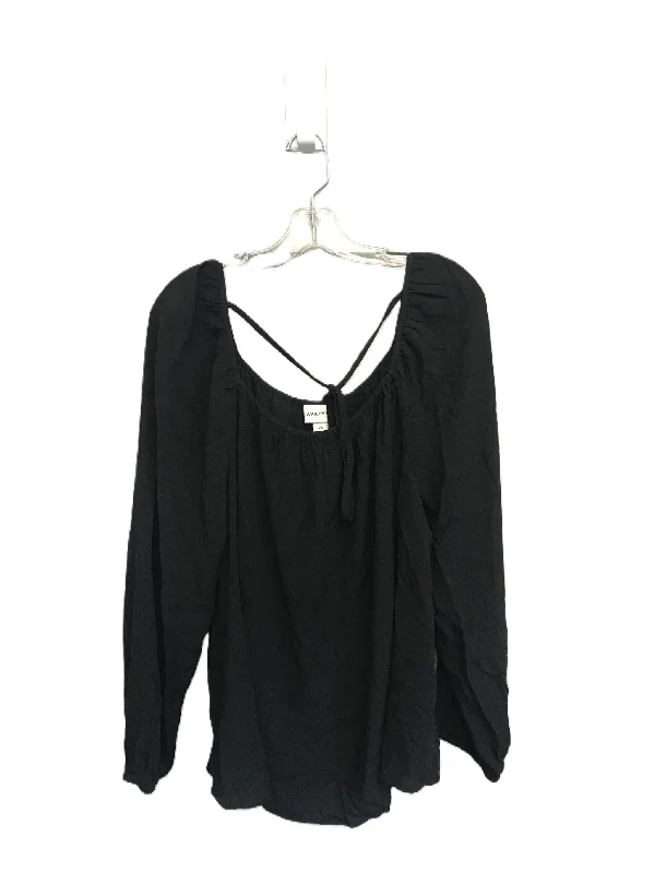 Rugged Minimalism Top Long Sleeve By Ava & Viv  Size: 1x