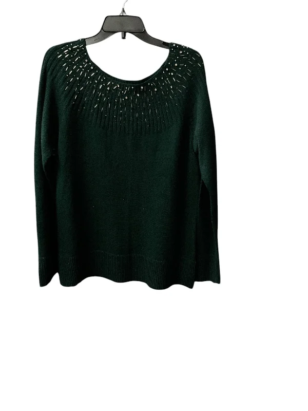 Contemporary Basics Top Long Sleeve By Apt 9 In Green, Size: Xl