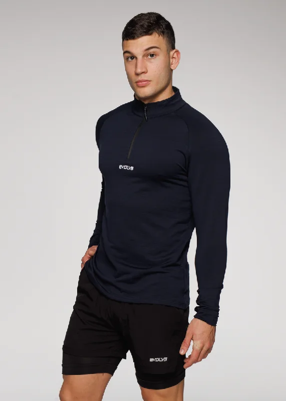 Smart Basics Limitless ¼ Zip Jacket - Navy