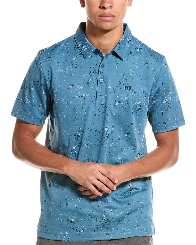 Sporty Essentials TravisMathew Splatter Print Polo Shirt