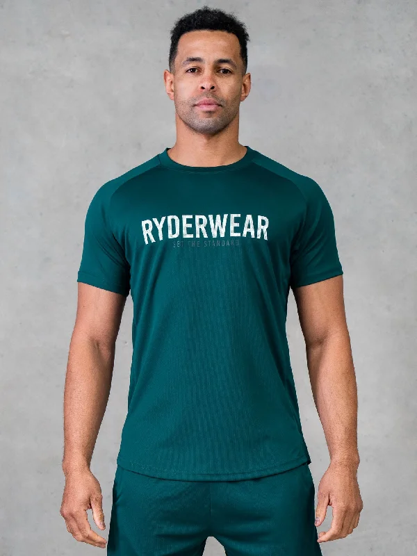 Urban Layering Legacy Mesh T-Shirt - Emerald