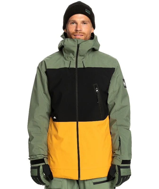 Sporty Outerwear Quiksilver Sycamore Men's Snow Jacket