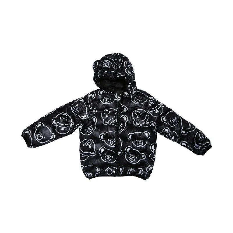 Edgy Streetwear BOYS L/S PUFFER JACKET HOODED MZW-24 2-3Y 75