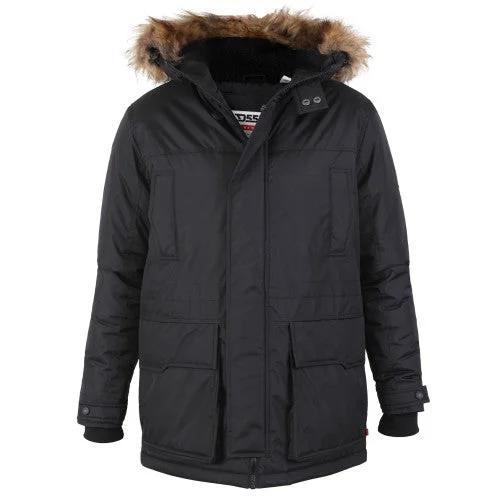 Elevated Monochrome Duke Mens D555 Lovett Kingsize Parka