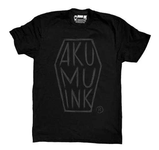 Minimalist Patterns Akumu Ink® Coffin Men Tshirt