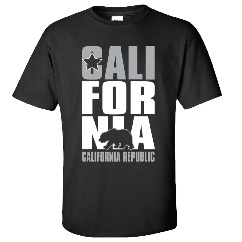 Neutral Fashion California Republic Raiders Style Asst Colors T-shirt/tee