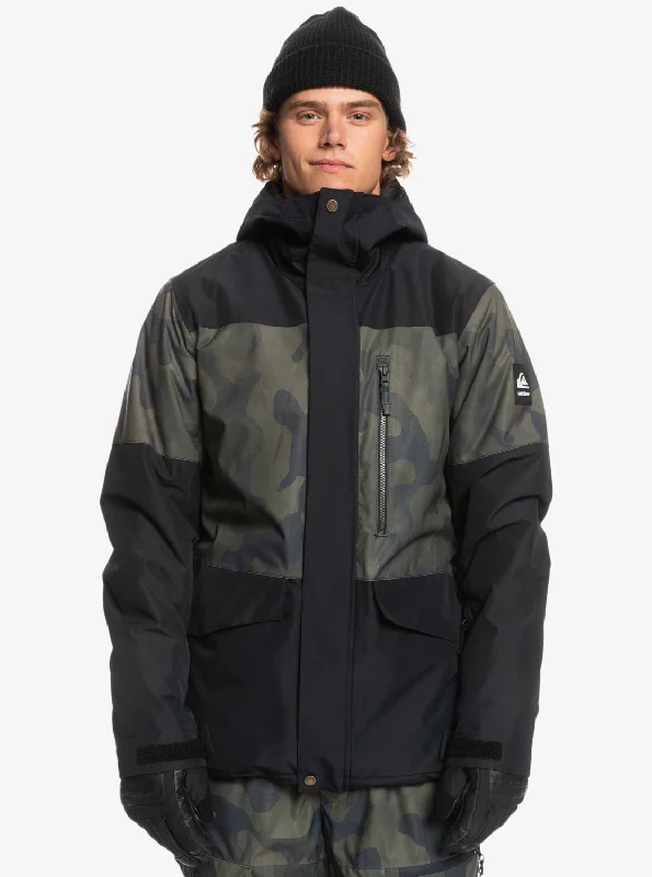 Relaxed Prints Look Quiksilver Mission Insulated Snow Jacket