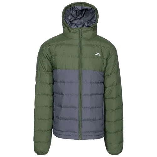 Relaxed Monochrome Look Trespass Mens Oskar Padded Jacket