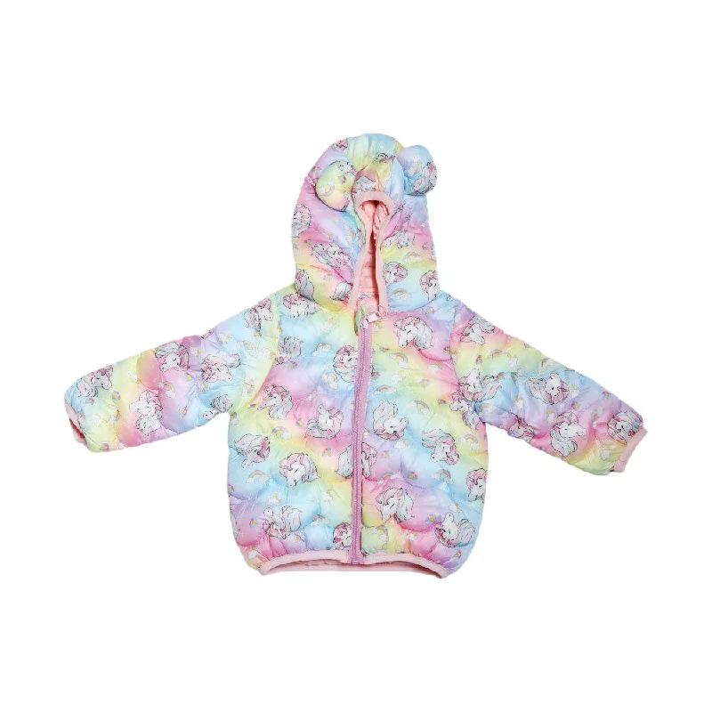 Streetwear Fusion GIRLS L/S PUFFER JACKET HOODED MZW-24 3-6M 57