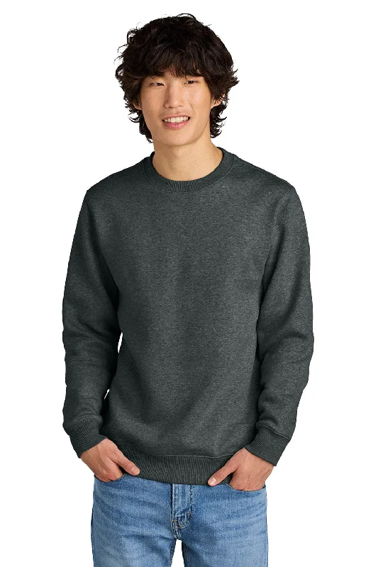 Modern Outerwear District Mens Perfect Weight Fleece Crewneck Sweatshirt - Heather Charcoal Grey