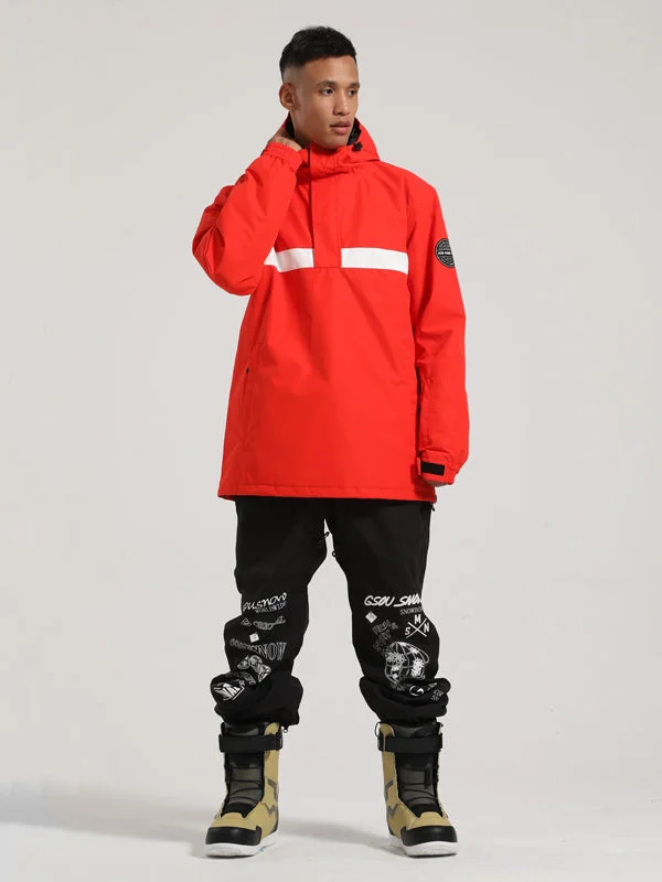 Retro Patterns Men's Gsou Snow Light Zone Anorak Snow Jacket & Pants