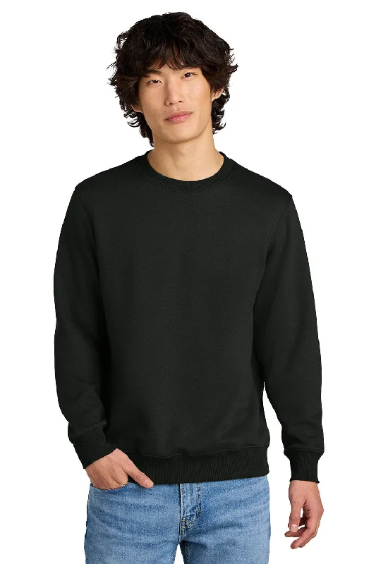 Rugged Utility District Mens Perfect Weight Fleece Crewneck Sweatshirt - Jet Black