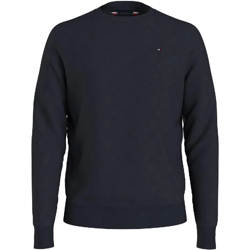 Chic Outerwear Tommy Hilfiger Mens Logo Cotton Pullover Sweater