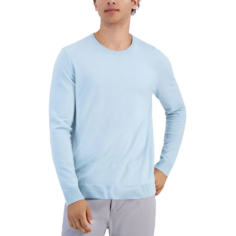 Relaxed Modern Alfani Mens Knit Long Sleeves Crewneck Sweater