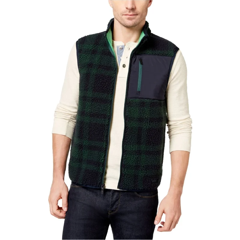 Elevated Tailoring Tommy Hilfiger Mens Nathan Faux Fur Vest