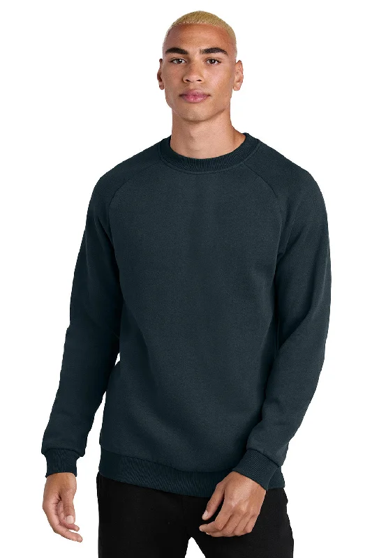 Modern Basics District Mens Cloud Fleece Crewneck Sweatshirt - New Navy Blue