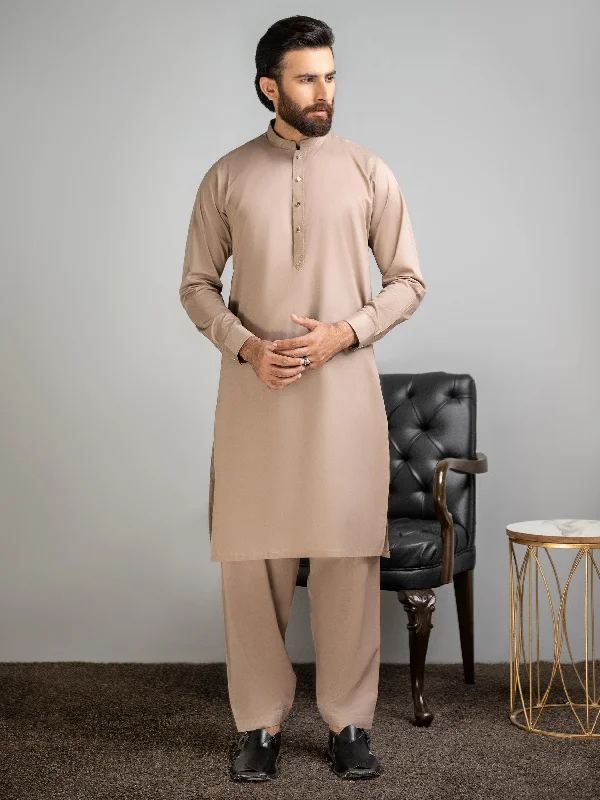 Minimalist Tailoring Cotton Suit-Embroidered