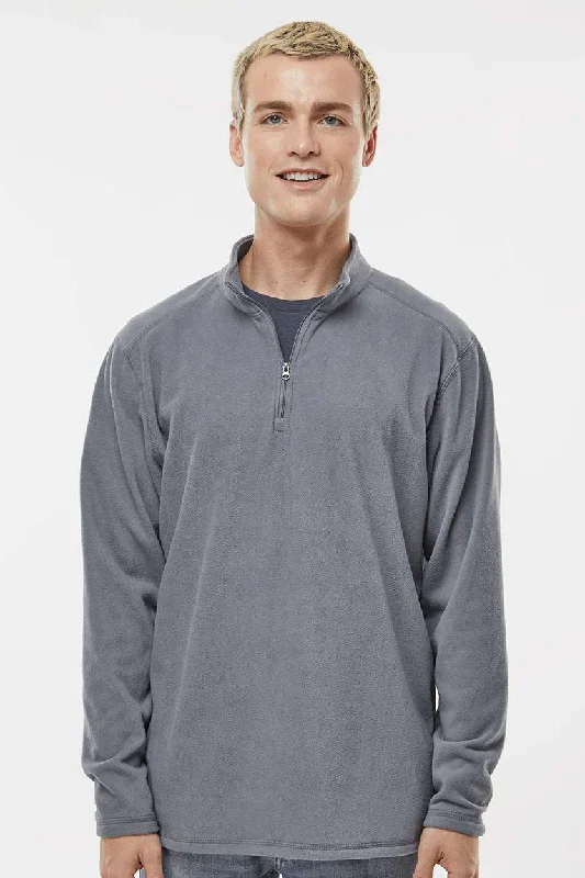 Urban Sportwear Augusta Sportswear Mens Eco Revive Micro Lite Fleece 1/4 Zip Sweatshirt - Graphite Grey