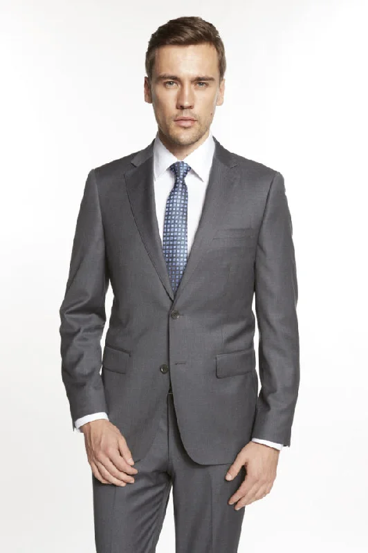 Earthy Minimalism Enzo Solid Grey Suit