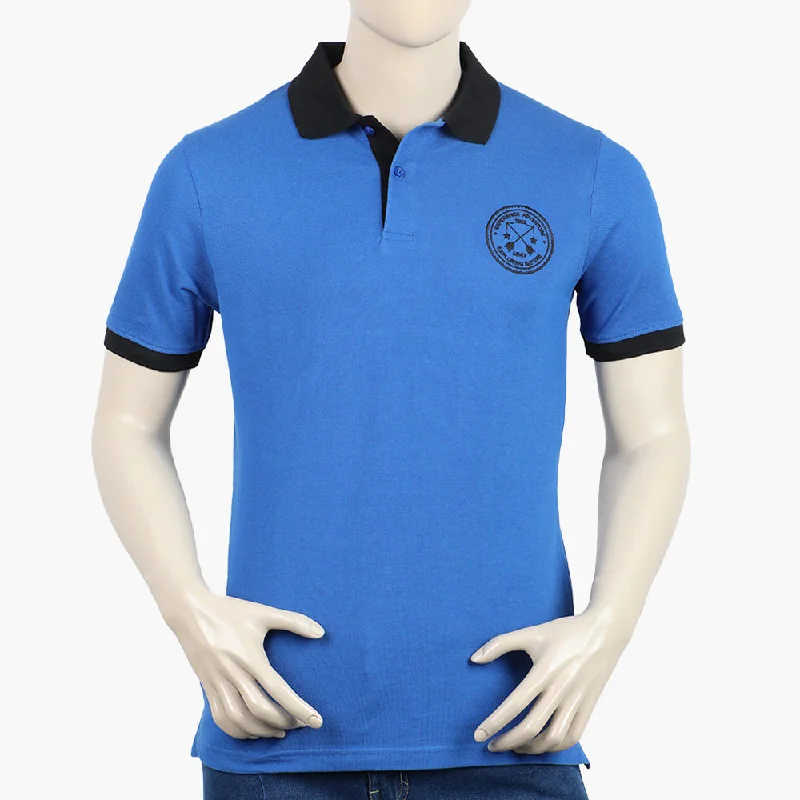 Cozy Streetwear Eminent Men's Fashion Polo Half Sleeves T-Shirt - Blue