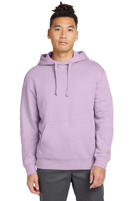 Fashionable Classics New Era Mens Heritage Fleece Hooded Sweatshirt Hoodie w/ Pouch Pocket - Lavender Purple