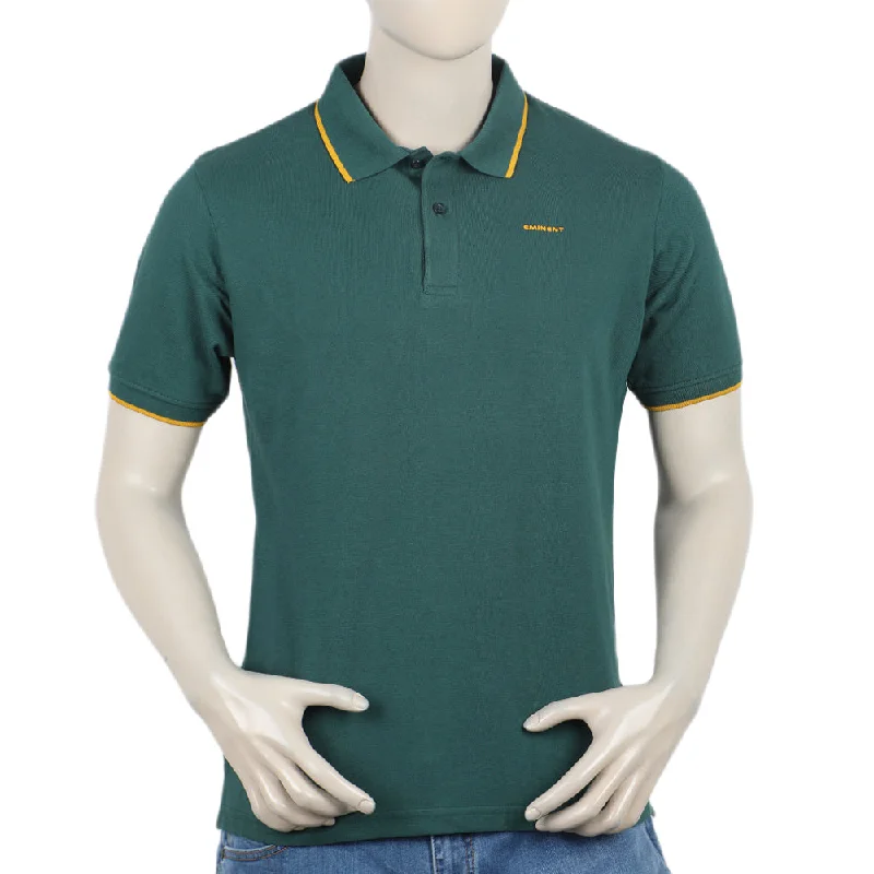 Everyday Essentials Eminent Men's Polo Half Sleeves T-Shirt - June Bug