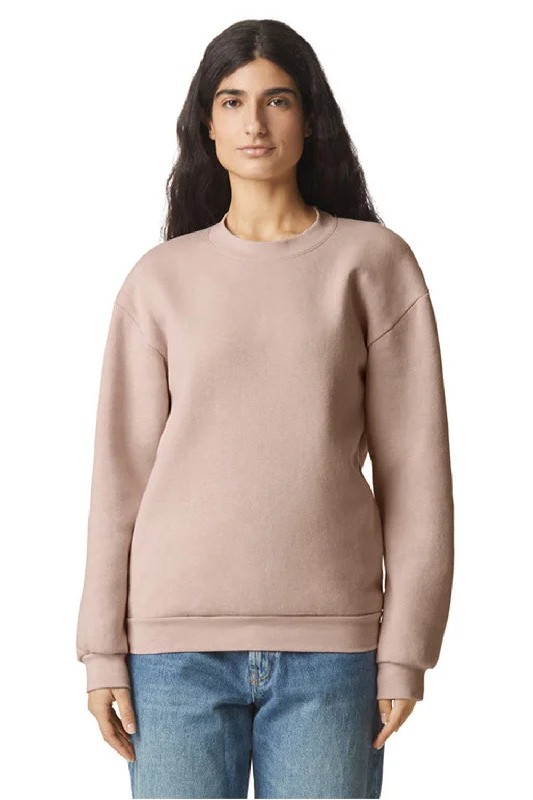 Urban Layering American Apparel Mens ReFlex Fleece Crewneck Sweatshirt - Blush