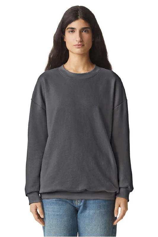 Monochrome Essentials American Apparel Mens ReFlex Fleece Crewneck Sweatshirt - Asphalt Grey