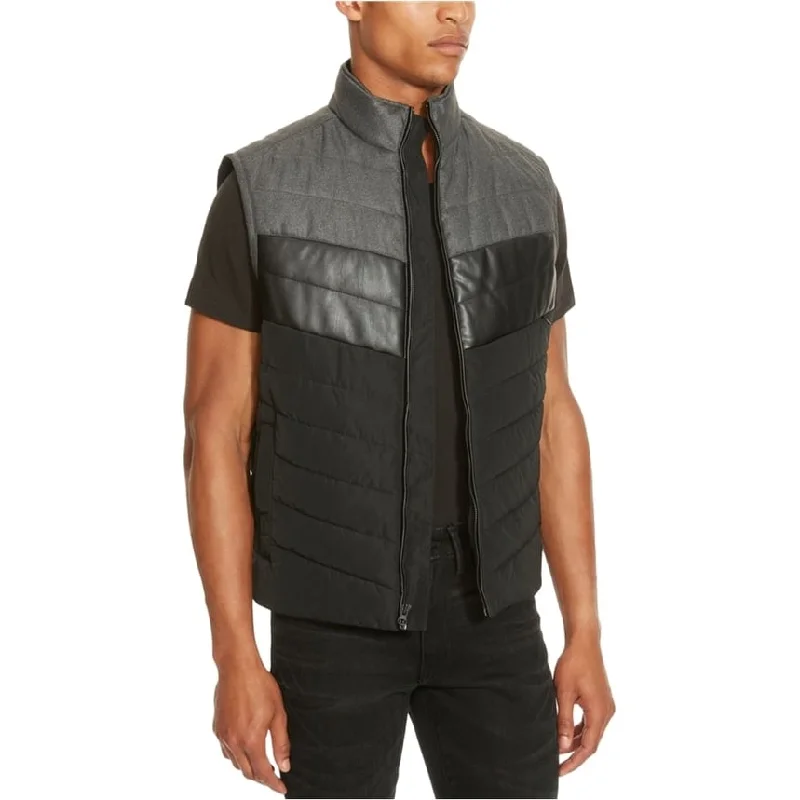 Classic Utility Kenneth Cole Mens Colorblock Puffer Vest