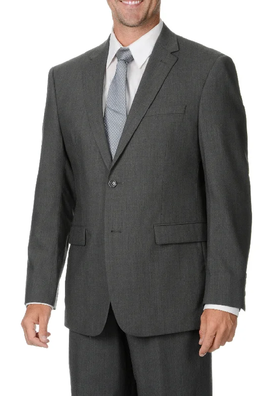 Tailored Essentials Montefino Solid Grey Suit