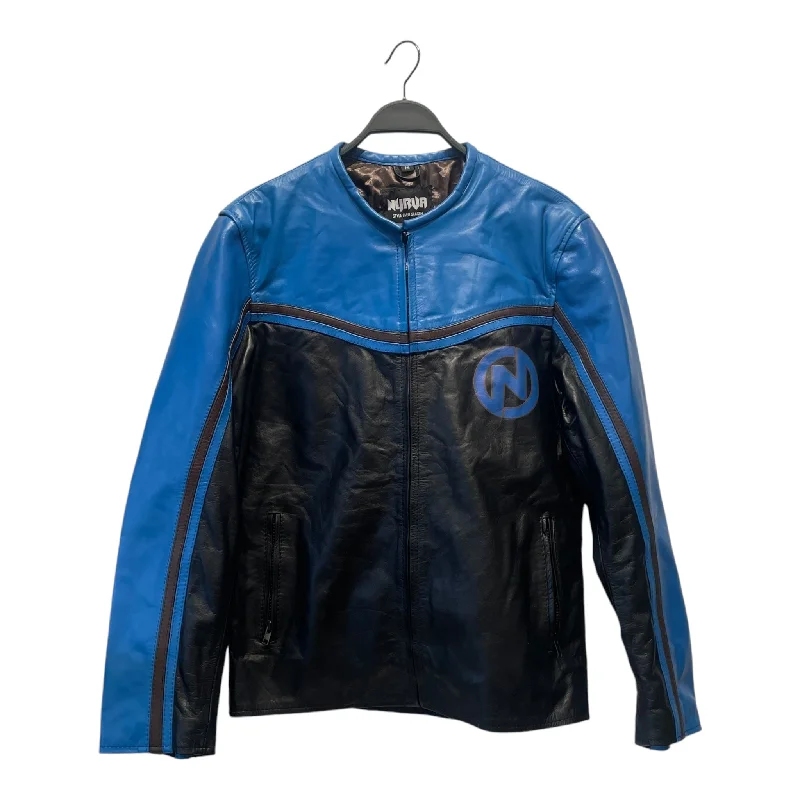 Fashionable Classics NURVA/Leather Jkt/M/Leather/BLU/