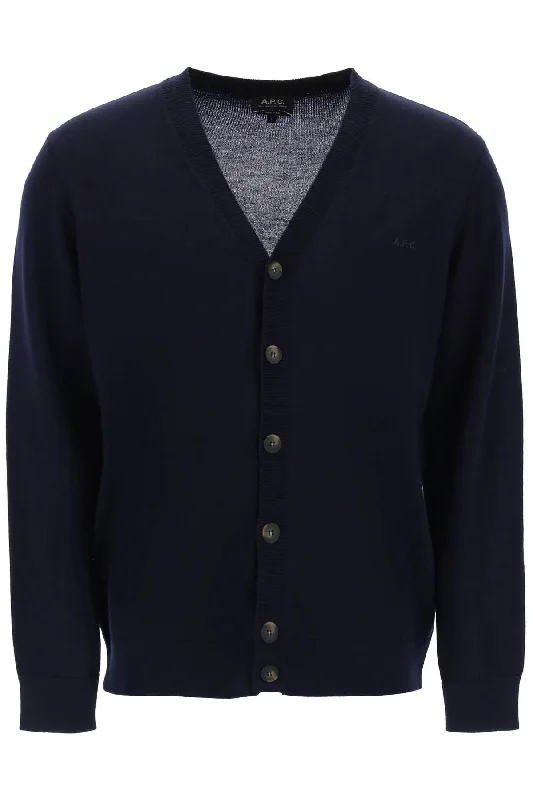 Modern Pastels A.P.C. Men's 'Joe's Wool Cardigan