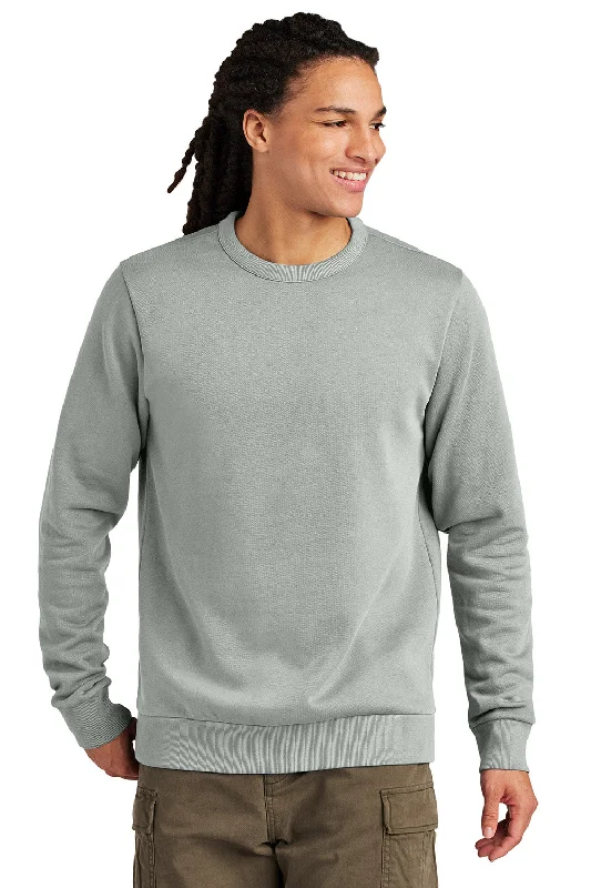 Urban Sportswear District Mens District Wash Fleece Crewneck Sweatshirt - Gusty Grey