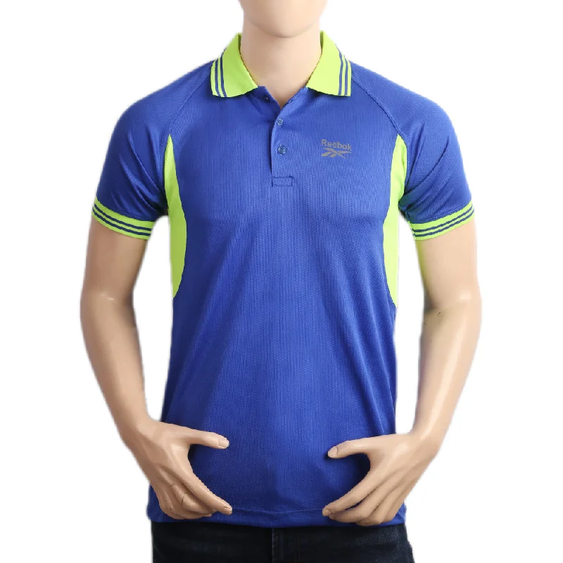 Elevated Weekend Men's Half Sleeves Polo T-Shirt - Royal Blue