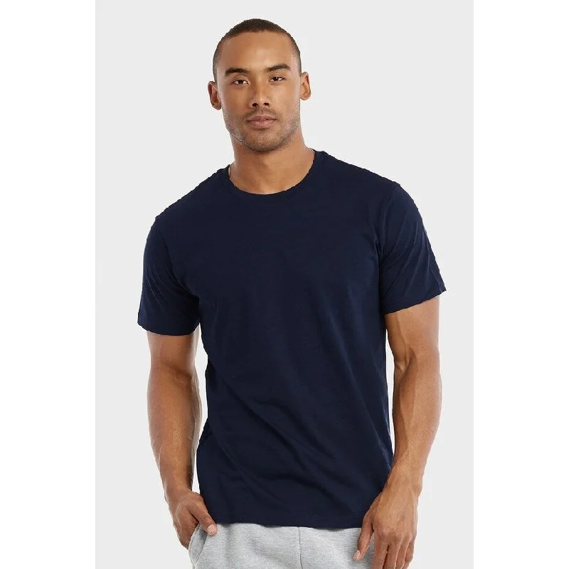 Streetwear Fusion Men's Crew Neck Solid Cotton Lightweight T Shirt 3-PACK