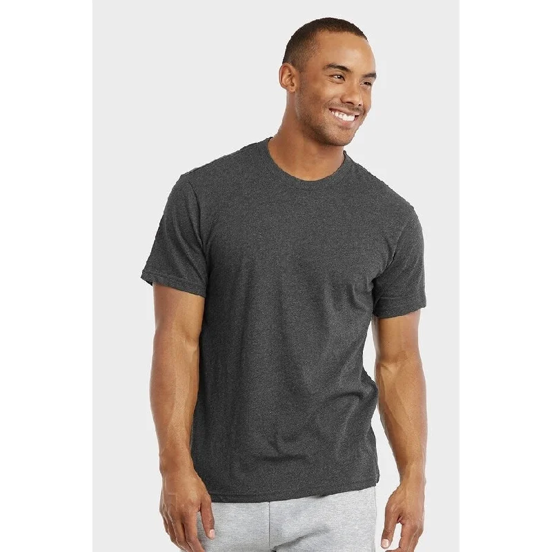 Cozy Aesthetic Men's Crew Neck Solid Cotton Lightweight T Shirt 3-PACK