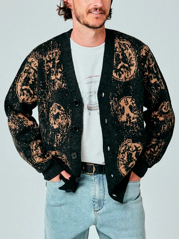 Rugged Elegance CA Brainscan Cardigan