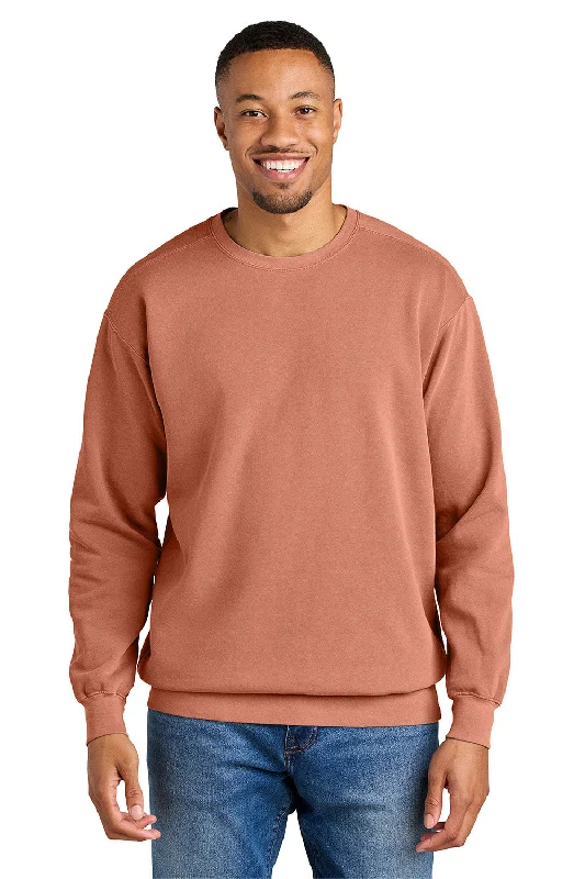 Modern Outdoor Comfort Colors Mens Crewneck Sweatshirt - Terracotta