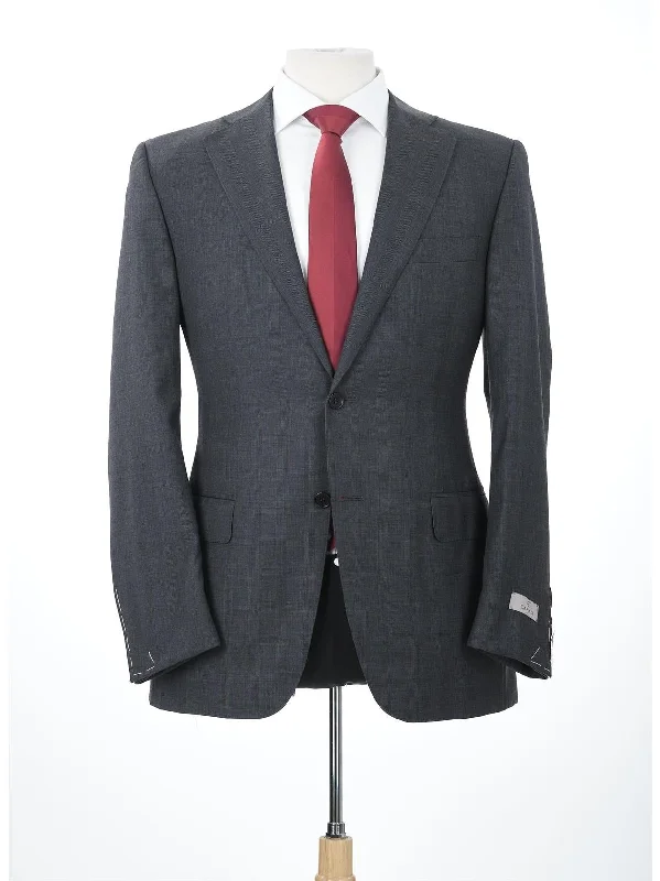 Sleek Casualwear Canali 1934 Mens Gray Plaid 44S Drop 7 Modern Fit 100% Wool 2 Piece Suit