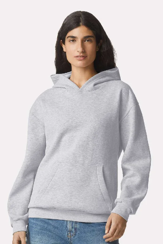 Tailored Modern American Apparel Mens ReFlex Fleece Hooded Sweatshirt Hoodie w/ Pouch Pocket - Heather Grey