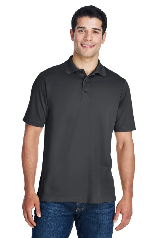 Stylish Tailoring Core 365 Mens Origin Performance Moisture Wicking Short Sleeve Polo Shirt - Carbon Grey