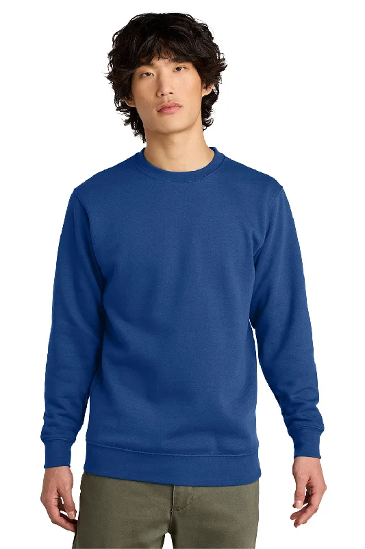 Elevated Weekend District Mens Very Important Fleece Crewneck Sweatshirt - Deep Royal Blue