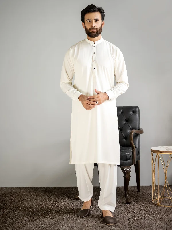 Smart Patterns Wash and Wear Suit-Embroidered