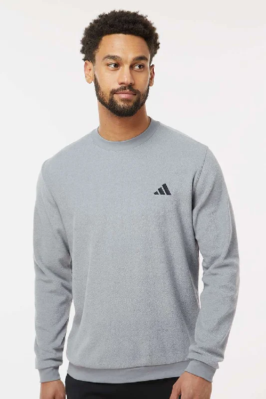 High-Fashion Basics Adidas Mens Crewneck Sweatshirt - Grey