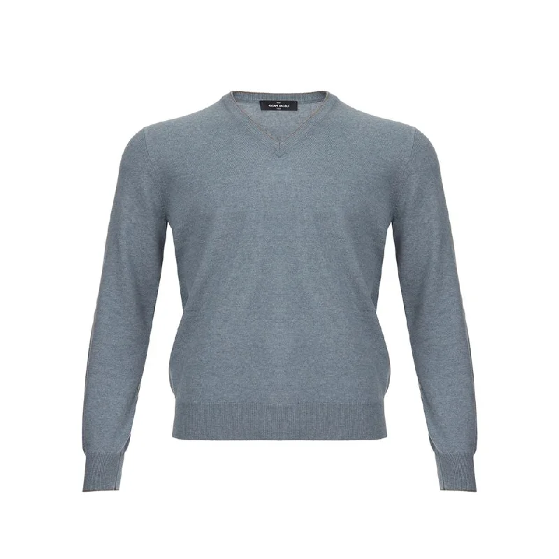 Cozy Street Style Gran Sasso Elegant Cashmere Sweater in Chic Men's