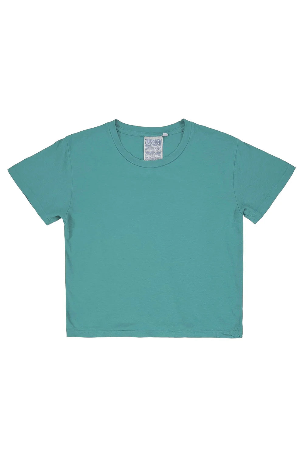 Teal Cropped Ojai Tee