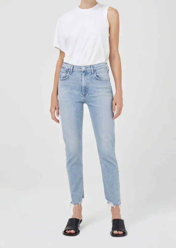 Merrel Mid Rise Straight Jeans In Astray